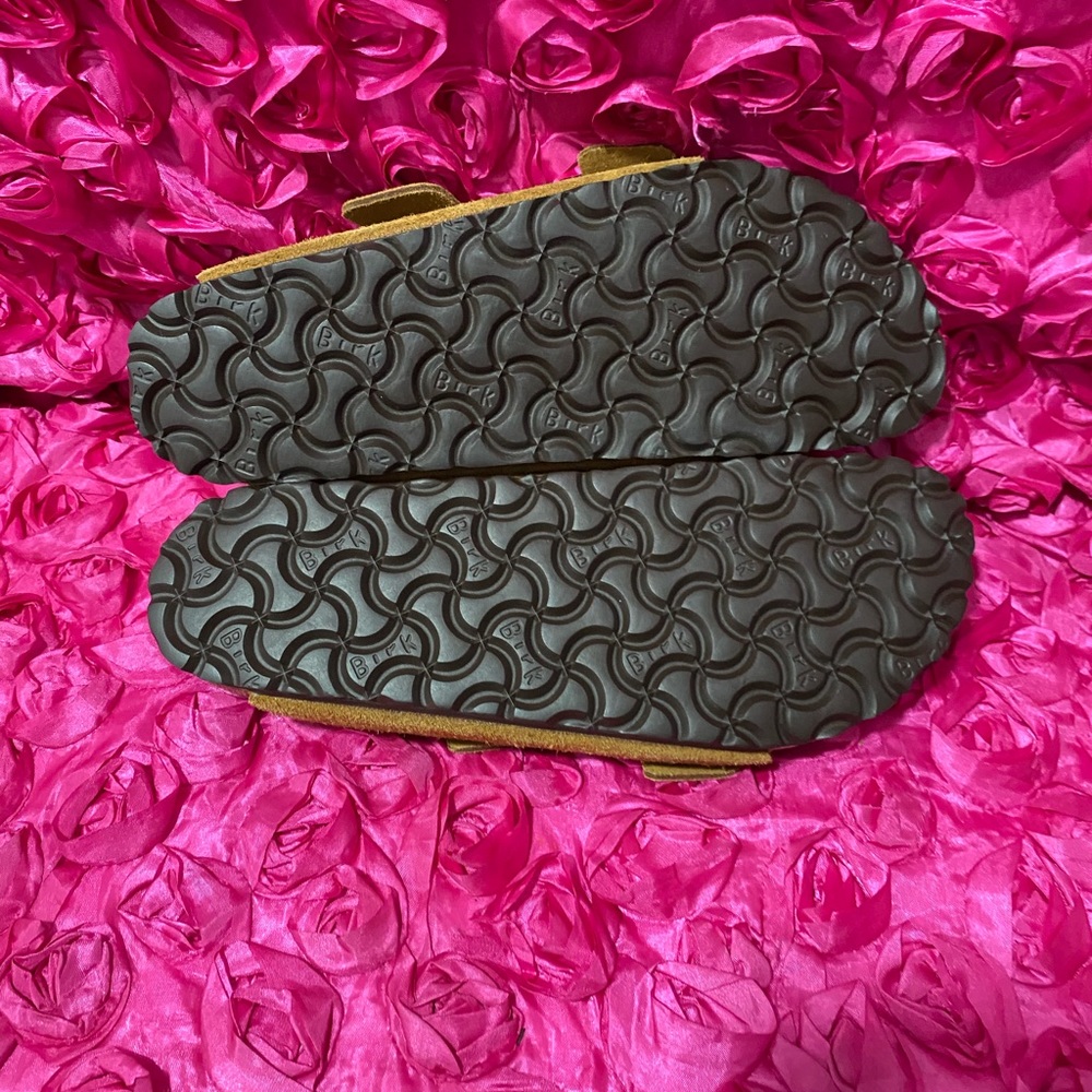 Birkenstock Tan Suede Sandals - Picture 7 of 7